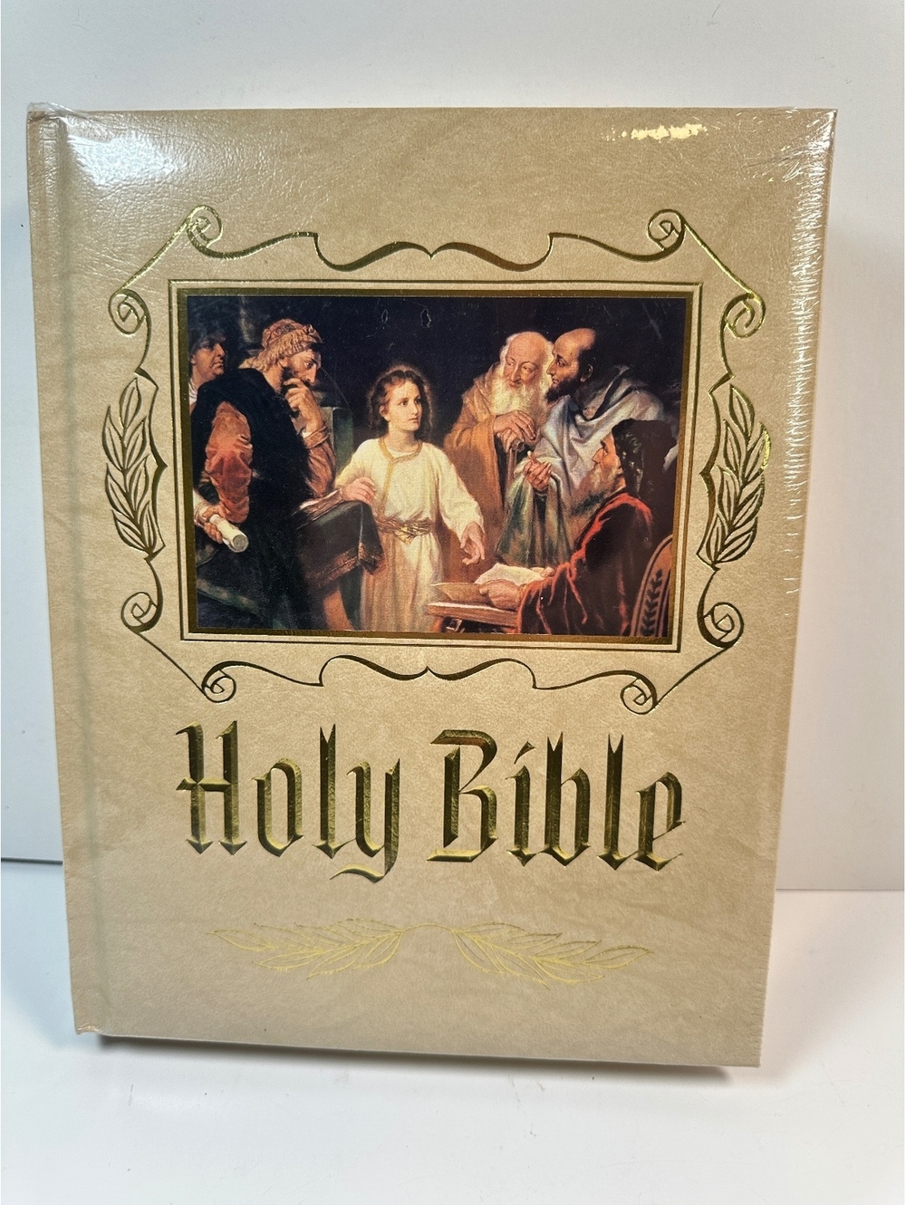 New Vtg Sealed Heirloom Holy Bible Catholic Gold Edge Master Reference Edition